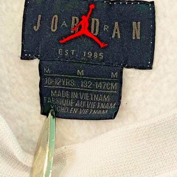 Jordan Kid's Rivals Jordan 23 Crewneck Sweatshirt White Big Boy Youth Medium M - Picture 6 of 8